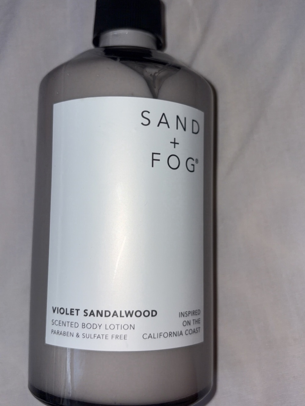 Sand + Fog Violet Sandalwood Scented Body Lotion — Violet
